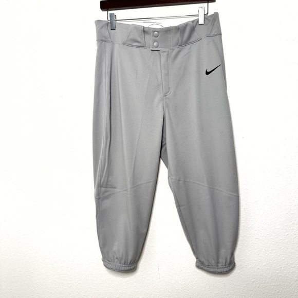 Nike men Vapor Select Knicker Baseball gray cropped Pants size M NWT - Picture 2 of 13